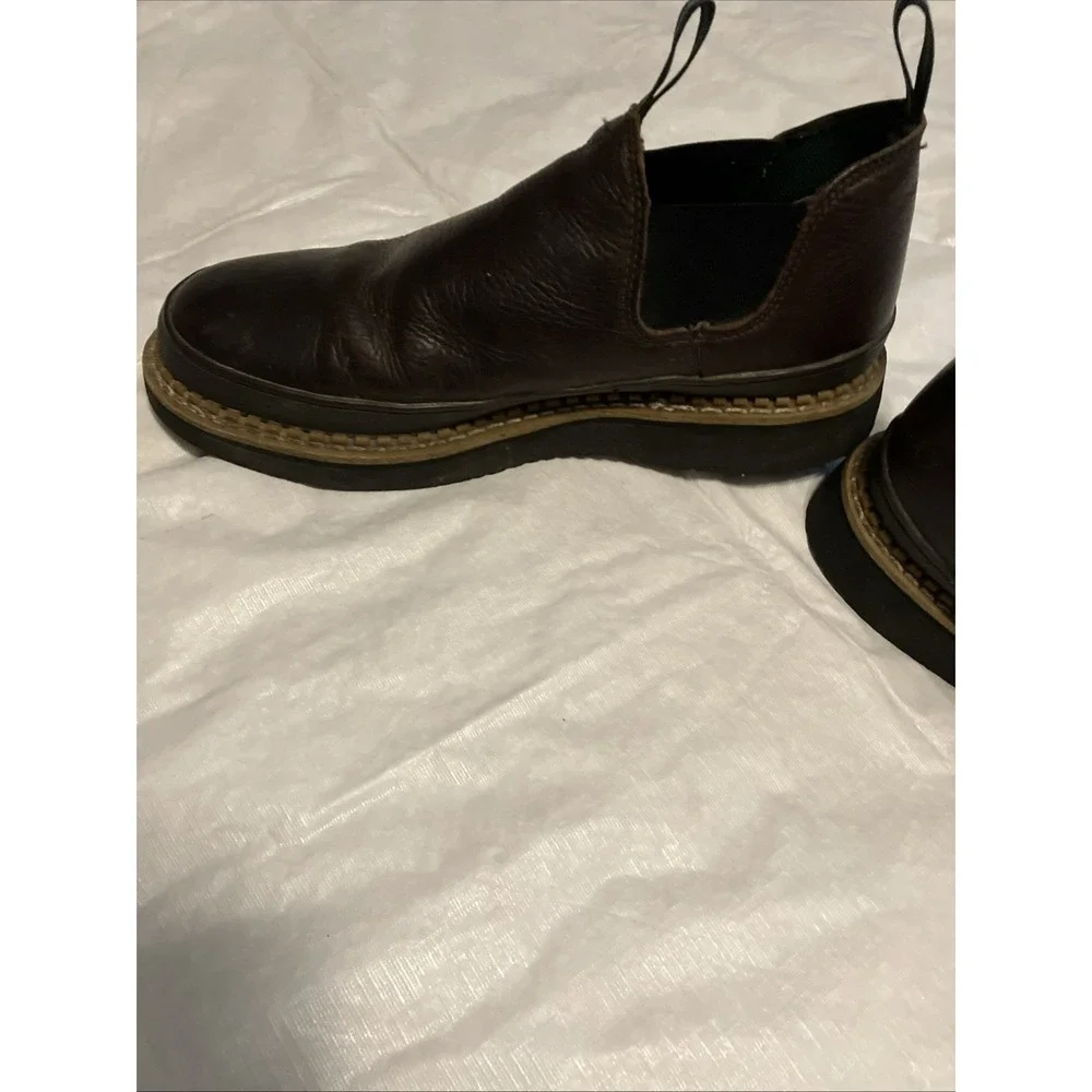 Georgia Boot Giant Romeo GR274 Boots Mens Size 11.5 M Brown Leather Slip On Work